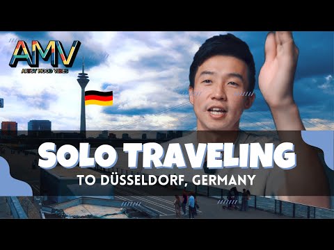 Korean Guy Travels to Düsseldorf Germany