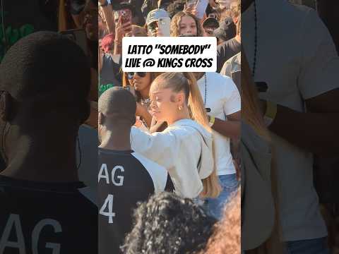 Latto "Somebody" Live @ Kings Cross #latto #somebody #djagonline #live #bigmama #london