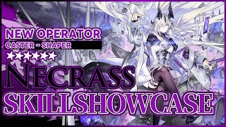 【アークナイツ大陸版】★6術師-塑霊術師オペレーター「ネクラス (Necrass)」 スキル1~3 使用例【明日方舟/Arknights】