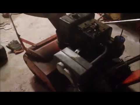 Installing muffler on Simplicity snow blower