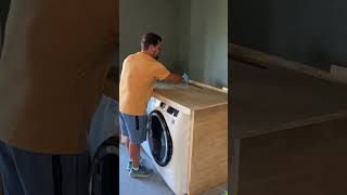 You're a husband and this is how you do laundry! 🤯🥂🙌 #diy #laundry #laundryroom