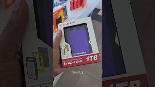 Transcend StoreJet 25H3 – Rugged 1TB Portable Drive 💾 #shorts