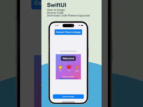 🎉 SwiftUI Tutorial: Convert Views to Images with Progress Indicators! 🎉