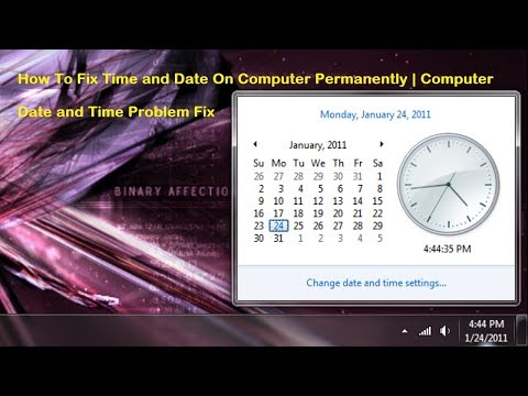 How To Fix Time and Date On Computer Permanently | Computer Date and Time Problem Fix