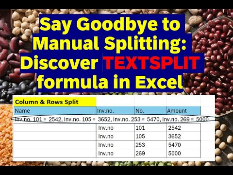 Say Goodbye to Manual Splitting: Discover new TEXTSPLIT Formula in MS Excel