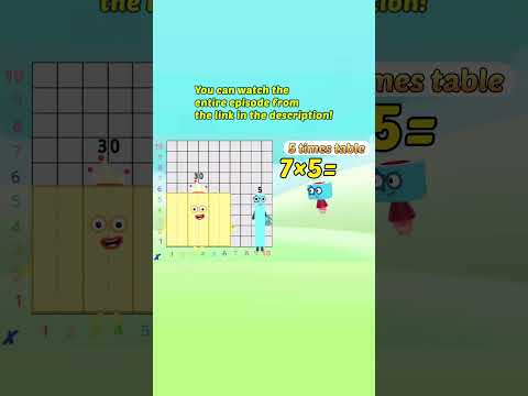 Five Times Table Song｜Numberblocks #shorts