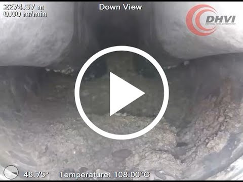 DHVI | Collapsed parted casing camera inspection.