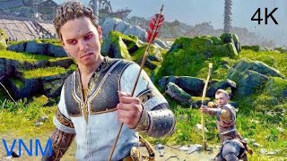 God of War Ragnarök-ARTEUS VS HEIMDAL AT ASGARD THOR STOP FIGHT WITH HIS ENTRY