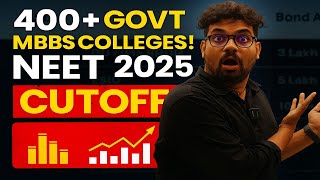 NEET UG 2025 Govt College Closing Rank Prediction 🔥 | AIQ Round 1 Cutoff for 400 Colleges!