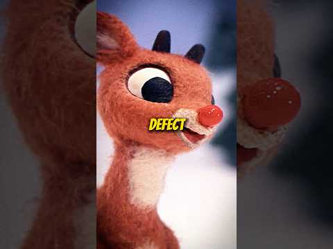 Why Rudolph’s nose is red #xmas #christmas #reindeer #santaclaus #happyholidays