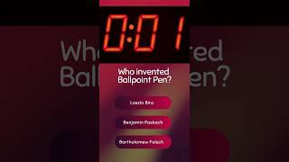 Who invented Ballpoint Pen? #BallpointPen, #WritingInstrument, #InkOnPaper