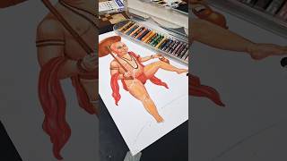 Vamana Avatar Art | Lord Vishnu 5th Incarnation Drawing #shorts #vamanavatar #lordvishnu #drawing