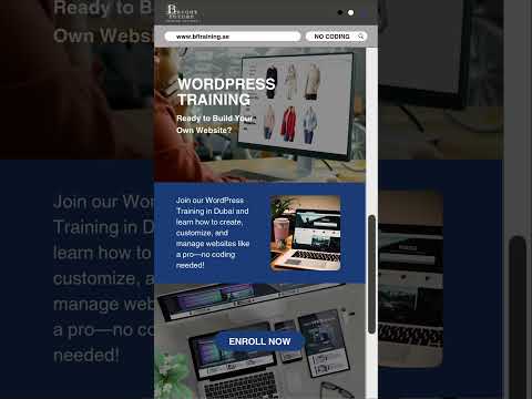 Master WordPress Website Design in Dubai https://bftraining.ae/courses/wordpress-training/