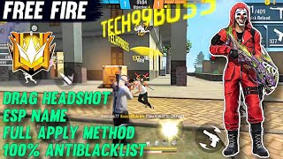 Free Fire Drag Headshot Config File + Esp Hologram Config | FF Magic Bullet Config File Today