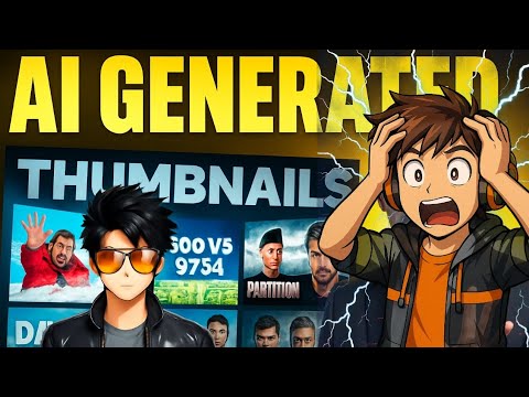AI generated YouTube Thumbnails - in Shocking result 🤯| Thumbnail Hacks 2025 @TubeSenseiofficial