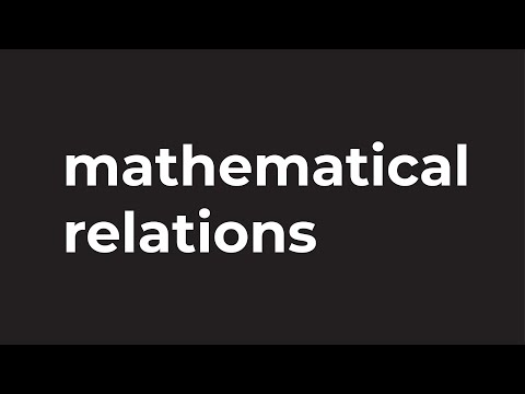 Mathematical Relations