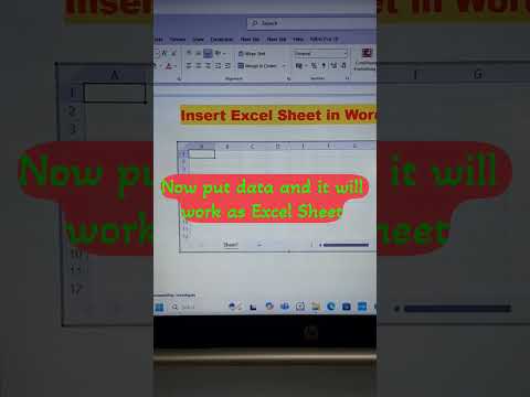 Embed Excel Table into Word Document in Seconds