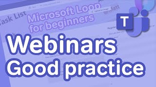 Microsoft Teams | How to Host a Webinar