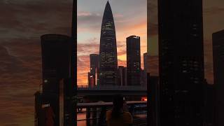 深圳世紀晚霞🌄#sunset#citywalk #citylife #旅行 #香港旅行記 #travel #shenzhen #深圳好去處 #深圳攻略 #深圳 #深圳必去