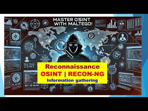 Ethical Hacking OSINT Info Gathering Reconnaissance recon-ng  part 1   video 11  #hacker #security