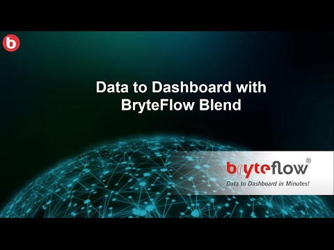 BryteFlow Blend Data to Dashboard