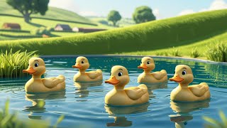 Five Quacky Ducks on a Number Adventure with Mom | kids Story Kingdom