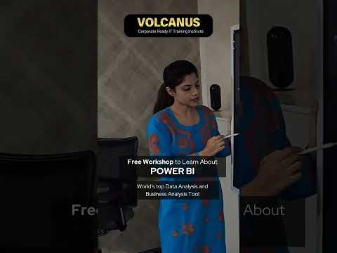 Free Workshop on #powerbi | Volcanus IT #Training Institute | #Technology #dataanalytics #courses