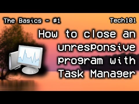 Closing a Misbehaving Program - The Basics