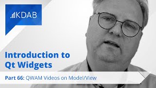 Introduction to Qt Widgets (Part 66) - QWAM Videos on Model/View