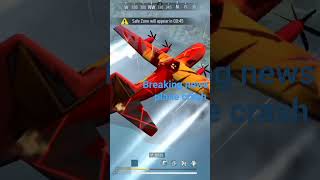 ff breaking news #plane crAsh#badge99 #ffshorts #badge99 #lakagaming