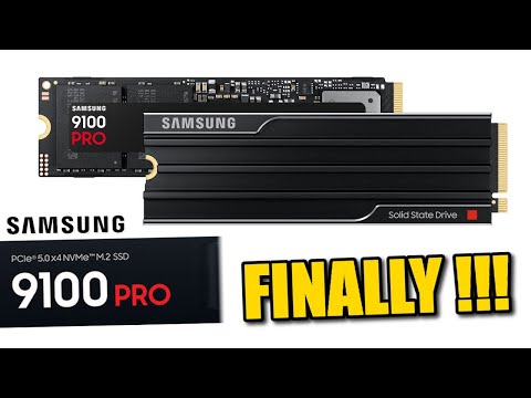 Samsung 9100 Pro SSD Revealed - A Gen 5x4 Samsung SSD FINALLY!