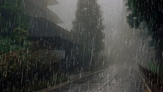 Lluvia Relajante Para Dormir - Sonido de Lluvia y Truenos en Techo - Rain Sounds For Sleeping, ASMR