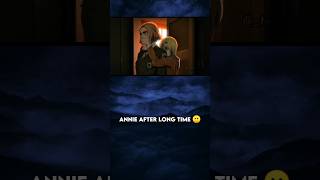 Annie After Long Time 😶 #aot #mikasa #anime #eren #attackontitanedit #ytshort #shorts