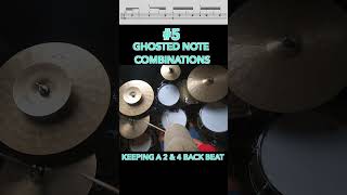 Master Snare Drum 16TH Ghost Notes Variation 5  #drumlessons #drumsandlessons #drums