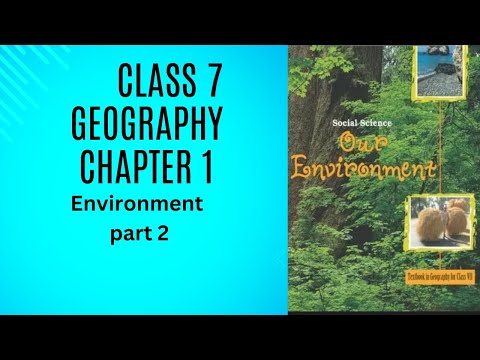 class 7 geography chapter 1 part 2 (natural and human made environment)