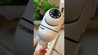 Smart wi-fi bulb camera for easy security installation #wificamera