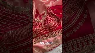 PURE SOFT ZIMMY CHOO SILK FABRIC ON BEAUTIFUL C-PALLU EMBROIDERY SEQUENCES AND ZARI WORK #jimmychoos
