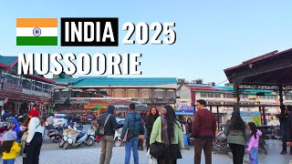 Explore Mussoorie Mall Road 2025 🇮🇳 - Shopping, Food & Mountain Vibes (4K)