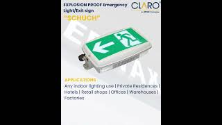 Explosion Proof Emergency Light/Exit Sign SCHUCH Video