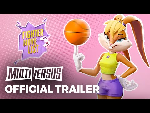 MultiVersus - Lola Bunny Fighter Move Set Breakdown Trailer