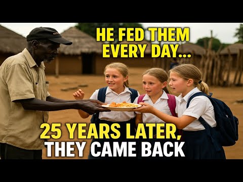 He Fed 3 Hungry Girls Every Day — 25 Years Later, They Shocked Everyone #storytime