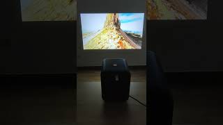 Youtube 4K content on WANBO 2025 Mozart 1 Pro New Google TV Projector #shortvideo
