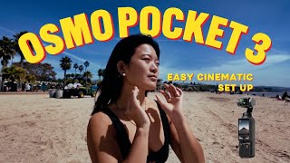 Osmo Pocket 3 Quick Tutorial 2025: Cinematic Setup for Filming Yourself