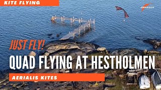 Quad Flying at Hestholmen