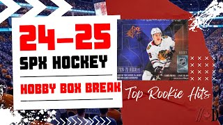 2024-25 SPX Hockey Hobby Box Break - Top Rookie Hits!