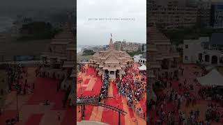 Last few days to visit Ayodhya Ram Mandhir set - Vizag beach road #ayodhyarammandir #ayodhya #vizag