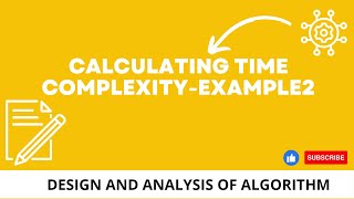 Calculating Time Complexity with example code-#2
