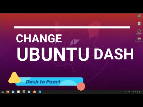 linux dash Change UBUNTU 20.04 dash from default dash-to -dock to dash-to-panel