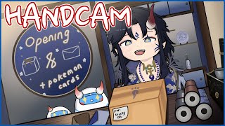 【 HAND CAM 】 Opening Birthday Gifts / Letters + Pokemon Cards!!!
