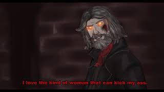 my character flirting with rose's character for a whole minute